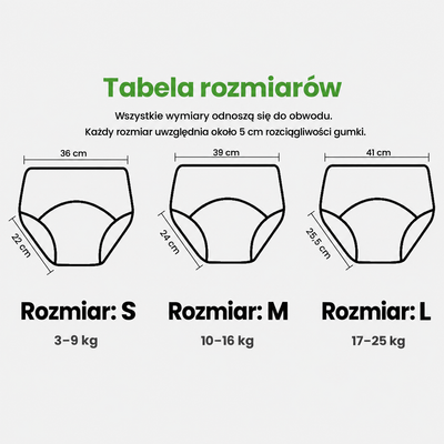 Tupilo -  majtki treningowe dla dzieci