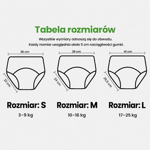 Tupilo -  majtki treningowe dla dzieci